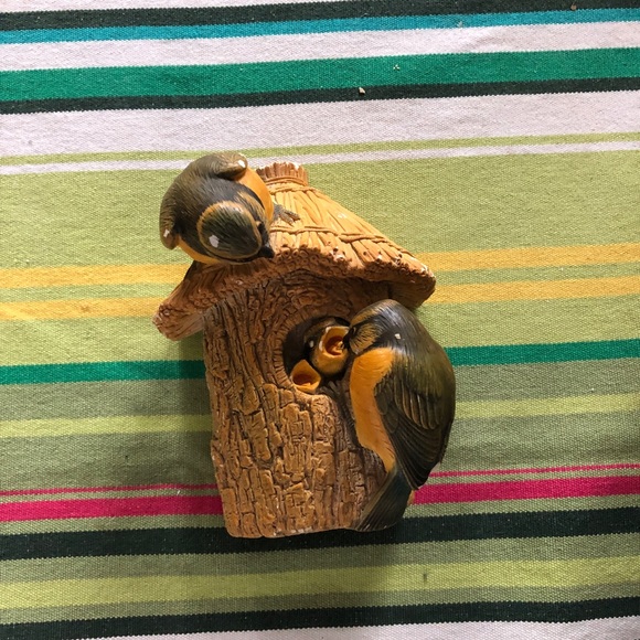 Vintage Bosson chalkware “ blue tits” 1967 made in England - Picture 1 of 5